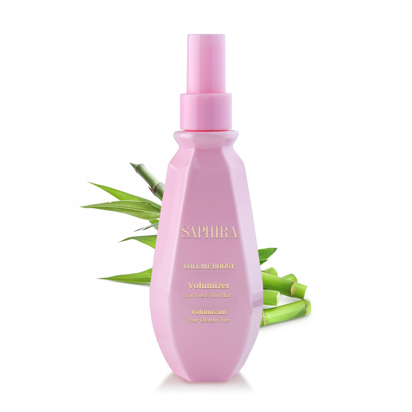 Saphira Volumizer Styling Spray for Fine and Thin Hair with 26 Healing Minerals, Sulfate-Free, Paraben-Free, Softens, and Volumizes Fine, Thin or Chemically Treated Hair, 5.1 Ounce