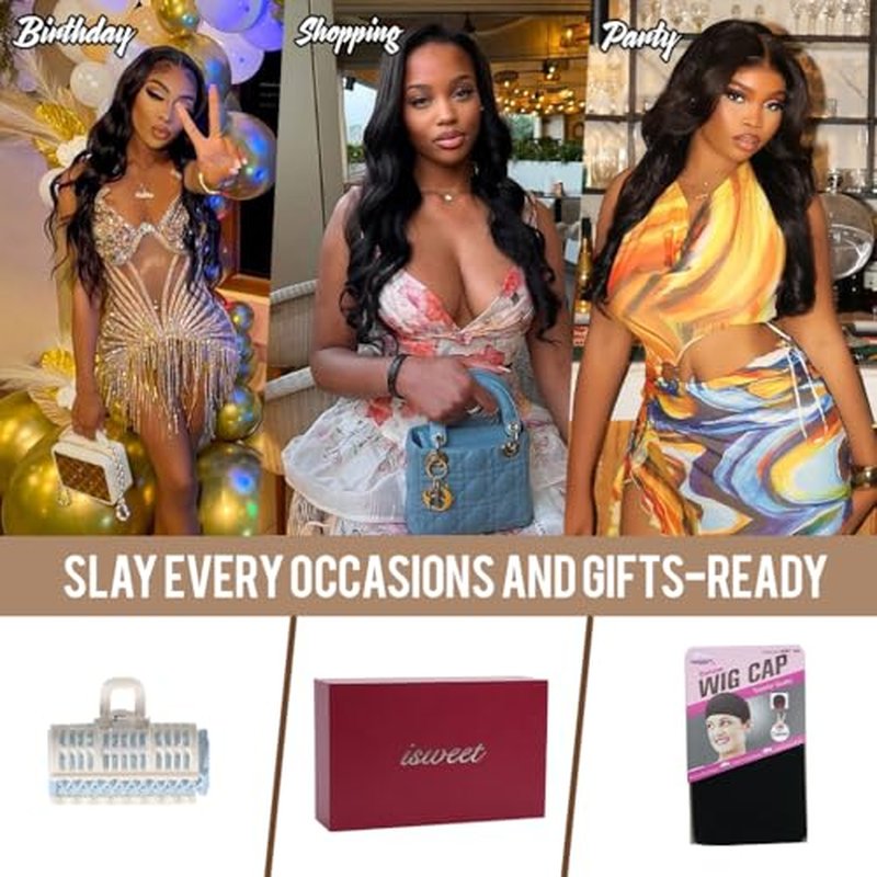 14" 13x4 Glueless Wigs Human Hair Pre Plucked Pre Cut with Baby Hair, 210% Density 12A Brazilian Body Wave Lace Front Wigs Human Hair, Natural Black HD Transparent Wear and Go Wigs for Black Women