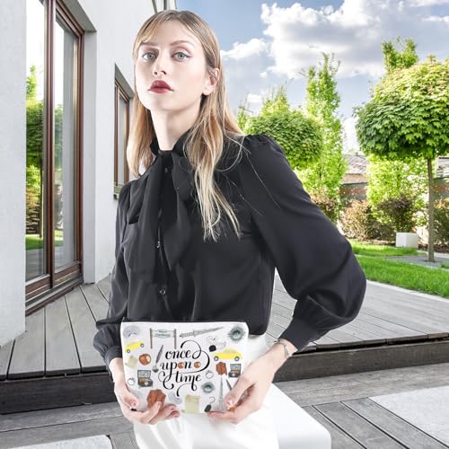 WCGXKO TV Inspired Gift TV Inspired Zipper Toiletry Bag For Welcome To Storybrooke Fans (a time)