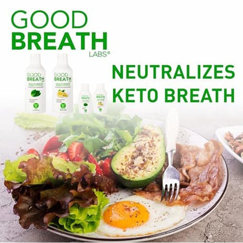 Goodbreath Mouthwash - Mint Mouth Rinse for Chronic Halitosis - New Ozone Technology Oral Rinse - Halitosis Treatment & Bad Breath Neutralizer - Mouthwash for Gum Diseases - Alcohol-Free | 3 Pack