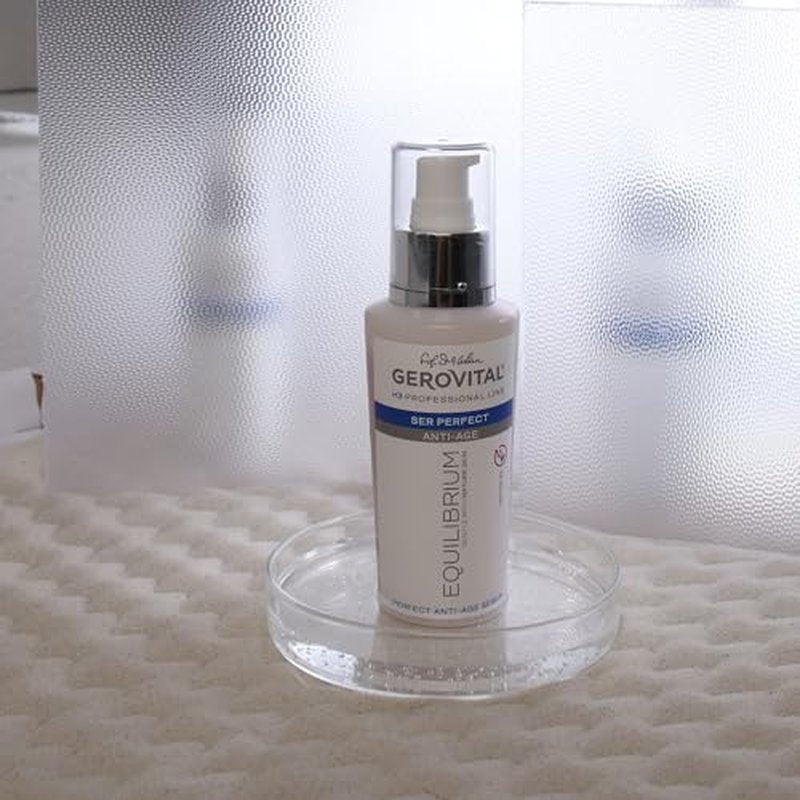Gerovital EQUILIBRIUM Perfect Anti-Aging Serum with Peptide 5% | Intensive Treatment for Mature, Dry and Wrinkled Skin | Professional Product, 100 ml