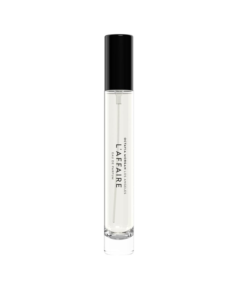OCTAVIA MORGAN L’AFFAIRE Eau de Parfum - Floral Sweet Fragrance with Jasmine, Saffron, Amberwood & Vegan Ambergris - Travel Size Clean, Vegan & Long-Lasting Spray Perfume for Women & Men - 10ML