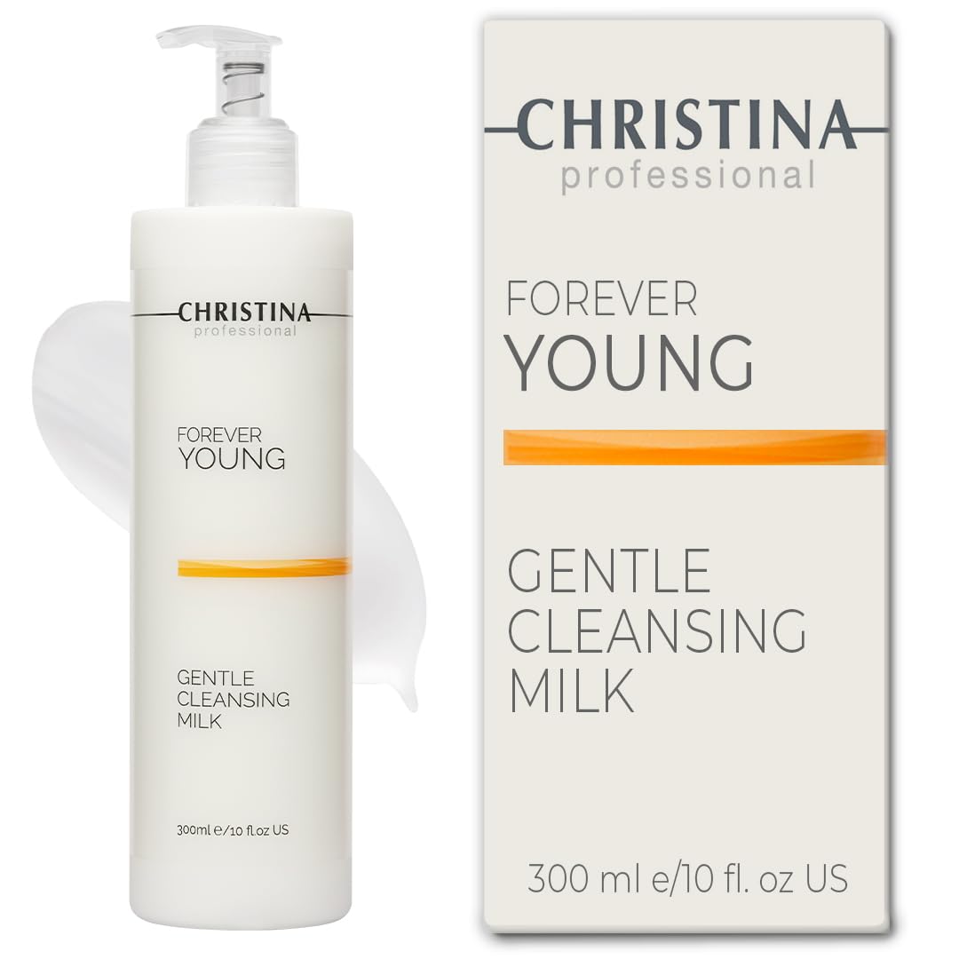 Gentle Cleansing Milk - Hydrating Facial Cleanser with Retinol & Glycolic Acid | 300 ml for Dry Skin