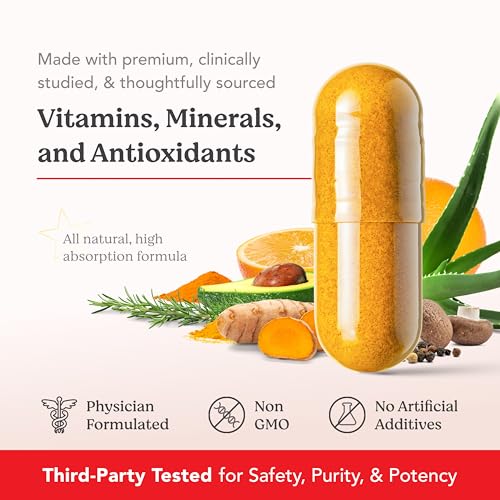 HAIRtamin Advanced Formula Hair Vitamins, Growth Supplement for Women & Men, Supports Stronger, Longer, Visibly Thicker Hair, With 5000 mcg Biotin, Vitamins & Antioxidants, 100% Vegan - 1 Month Supply