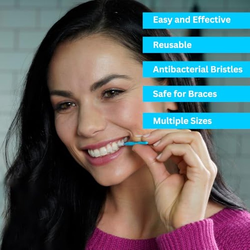 Piksters Interdental Brushes, Variety Pack Size 000-6. Find The Right Size for You!