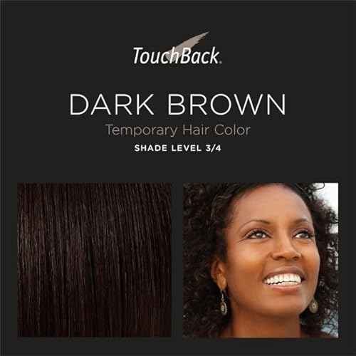TouchBack Pro Gray Root Touch Up Marker Applicator - Real Hair Color - Dark Brown