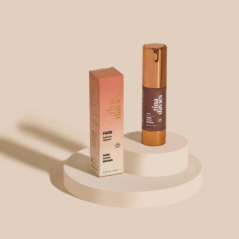 Tina Davies FADE Eyebrow Pigments, Dark Neutral Brown 15ml