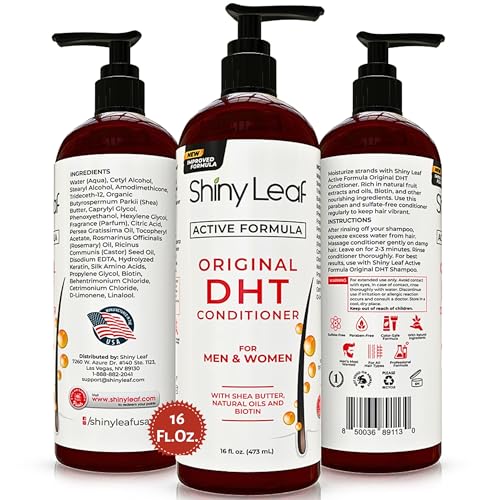 DHT Blocker Conditioner with Rosemary Leaf Oil for Hair Growth, Softer & Smoother Hair, Paraben & Sulfate Free, 16 oz