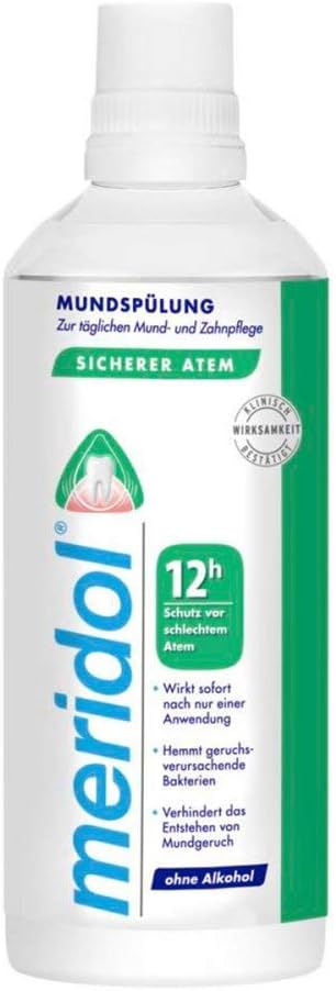 Meridol Mouthwash for Halitosis - Fresh Breath Formula | 400 ml