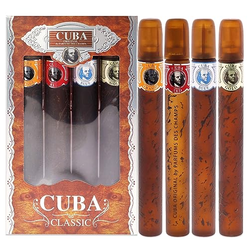 Cuba By Cuba for Men Gift Set, 4 Count