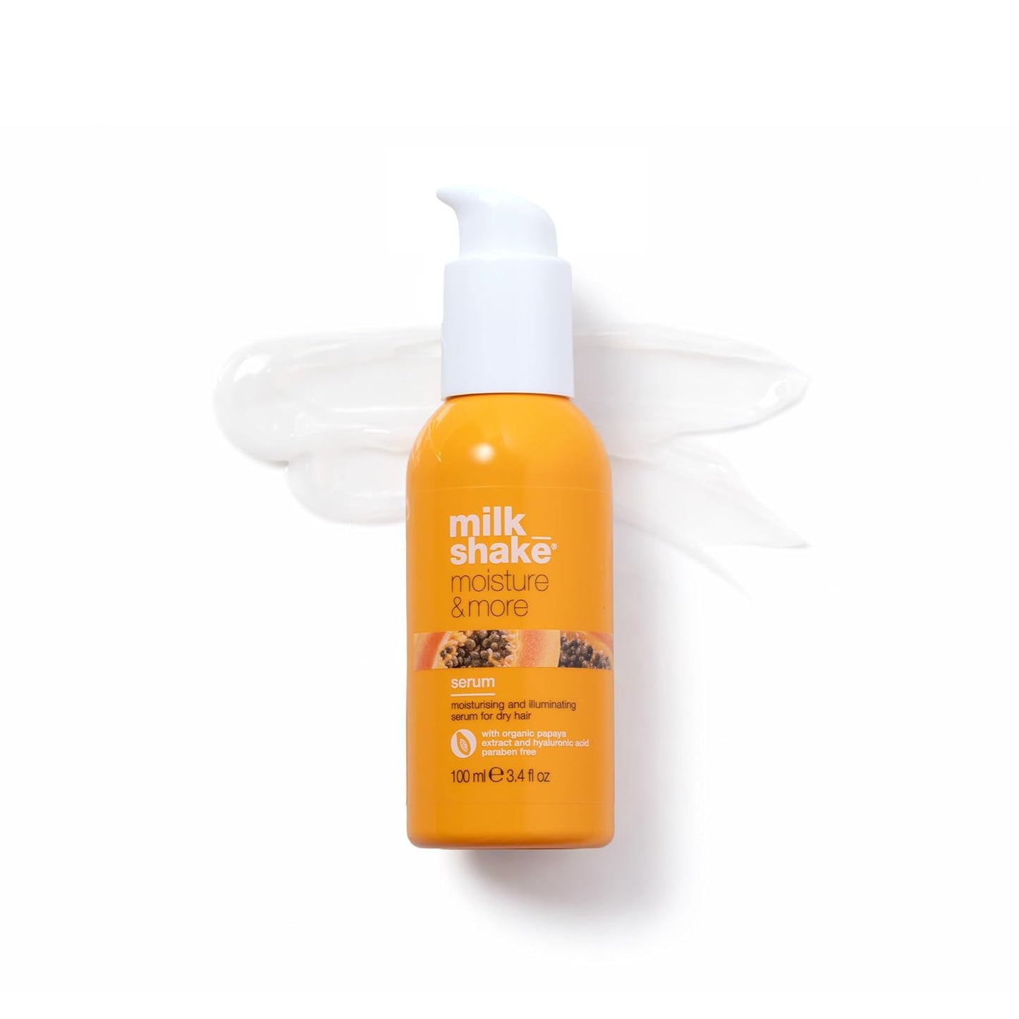 Moisture & More Serum - Hydrating Leave-In Treatment for Dry Hair | Milk Proteins & Hyaluronic Acid | 3.4 Fl Oz