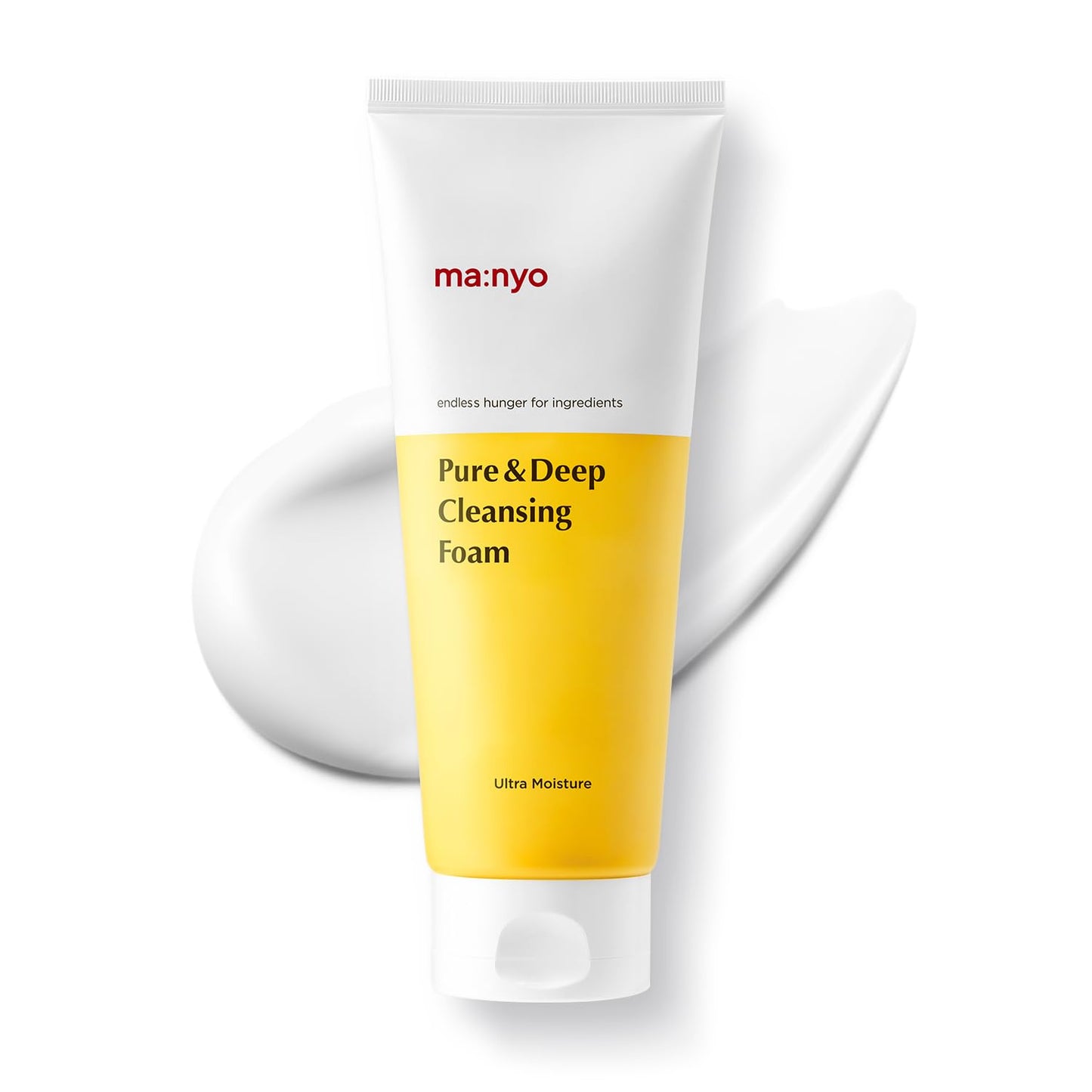 MANYO Pure & Deep Cleansing Foam, Facial Cleanser for Double Cleansing, Makeup Remover, Daily Gentle Face Wash, Hydrating Face Wash, Korean Skin Care, 6.7 fl oz (200ml)
