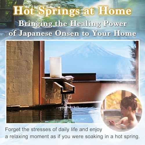 Japanese Hot Spring Bath Salt Onsen Thick Creamy Texture, Powder 600g (15 Baths) (Onso Cloudy)