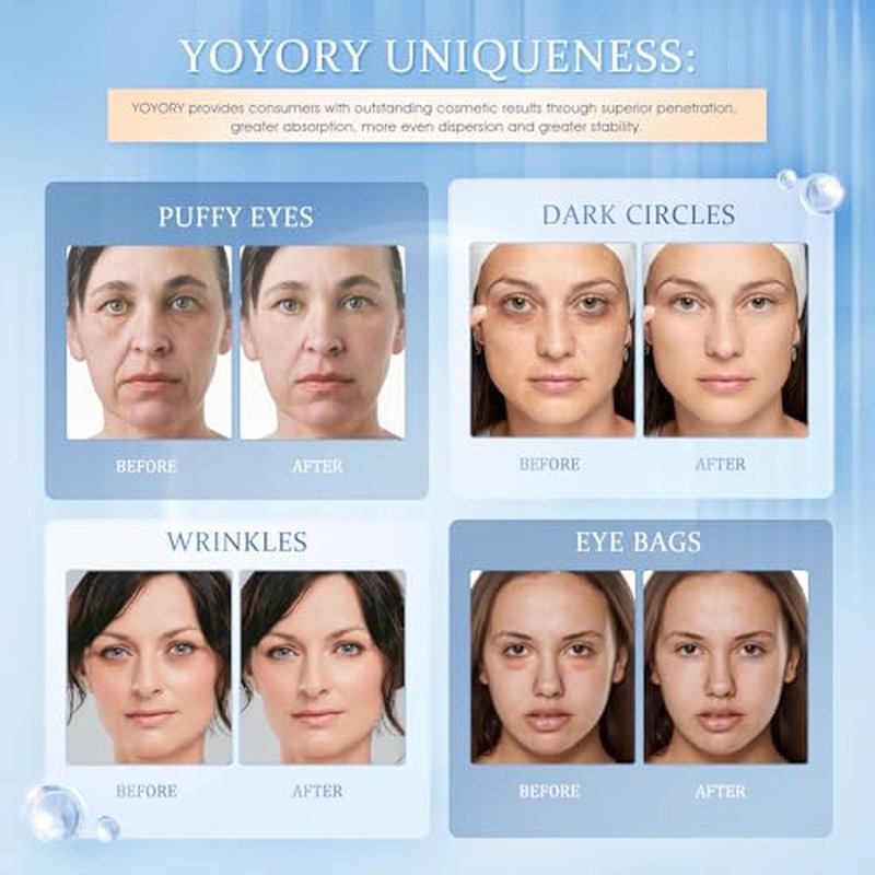 Under Eye Patches Masks - for Eye bags with Collagen and Hyaluronic Acid, Dark Circles,and Fine Lines, Puffiness Smoothing Skin Care Treatment for Women and Men, Anti-Wrinkle(60 Pcs) Blue