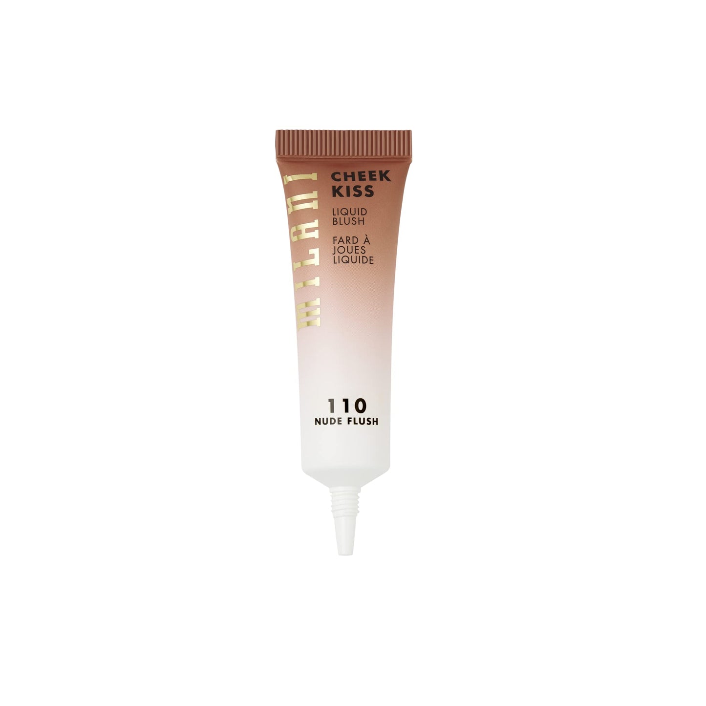 Milani Cheek Kiss Liquid Blush Makeup, Lightweight, Blendable & Buildable for Radiant Flushed Cheeks, Skin-Loving Formula - Nude Flush
