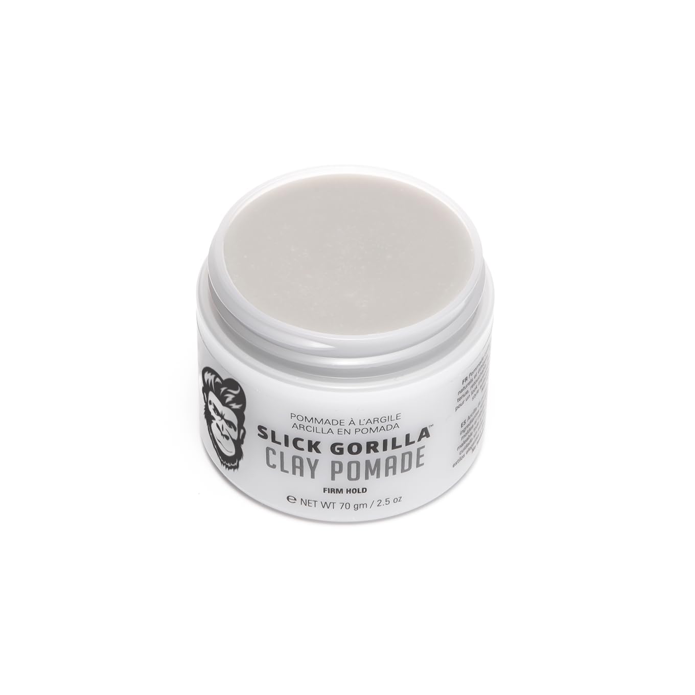 Slick Gorilla Clay Pomade for Men - Firm Hold Hair Clay with Natural Matte Finish | 2.5 oz (75 ml)