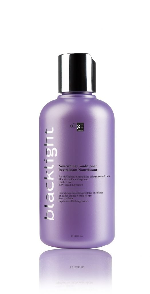 Oligo Professionnel - Blacklight Nourishing Conditioner for blondes - Sulfate free Vegan - For color treated hair - Hydrating formula with Argan oil - 8.5 oz