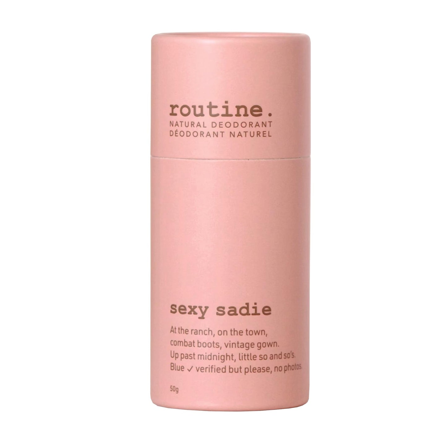 Routine. Natural Deodorant Sexy Sadie Deo Stick | 50 grams Natural Deodorant Aluminum Free Natural Deodorant For Women & Men | (Stick Formula)