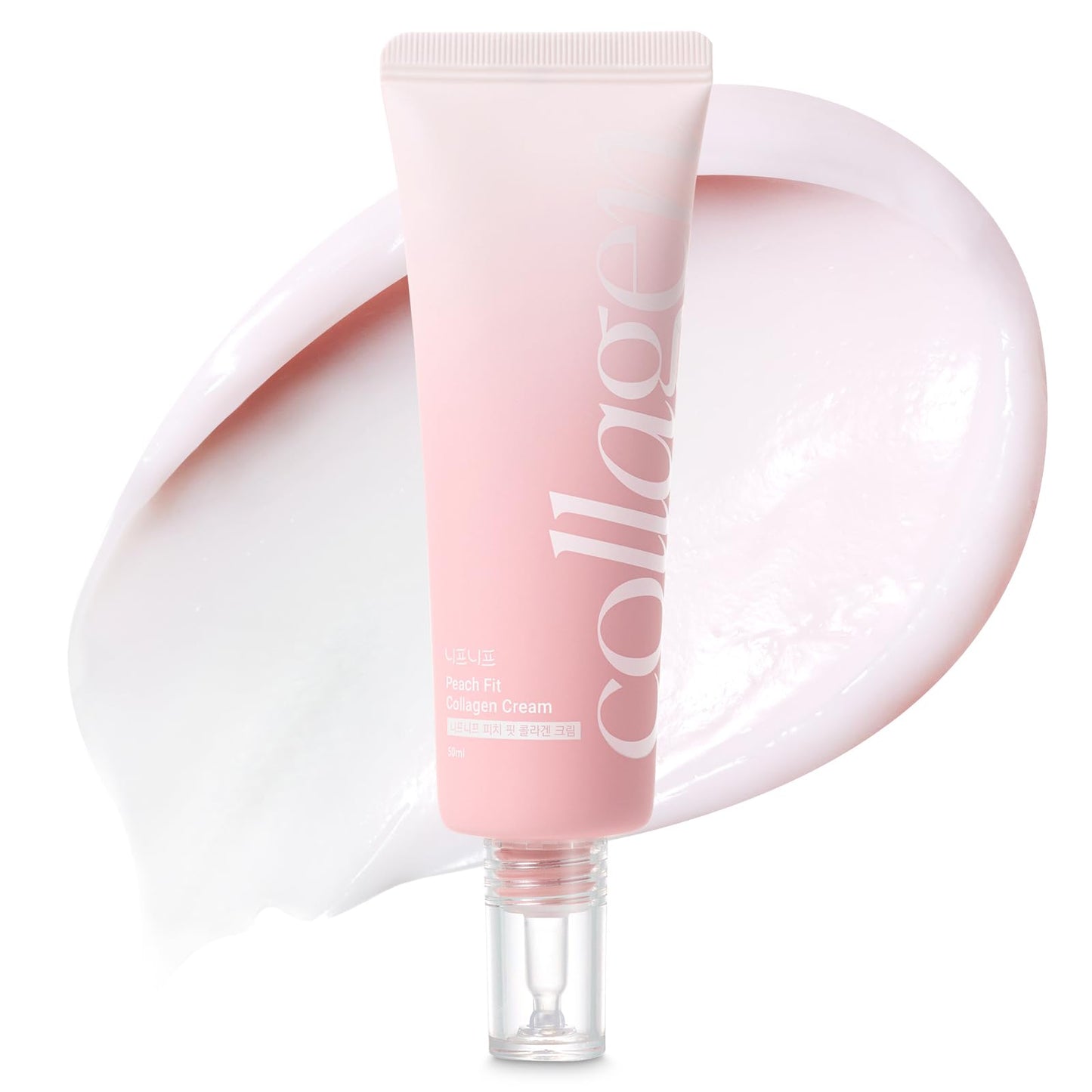 NEAF NEAF Peach Fit Collagen Cream, A firming cream with 300Da collagen and 12 peptides to boost skin elasticity. (50ml/ 1.69 fl oz)