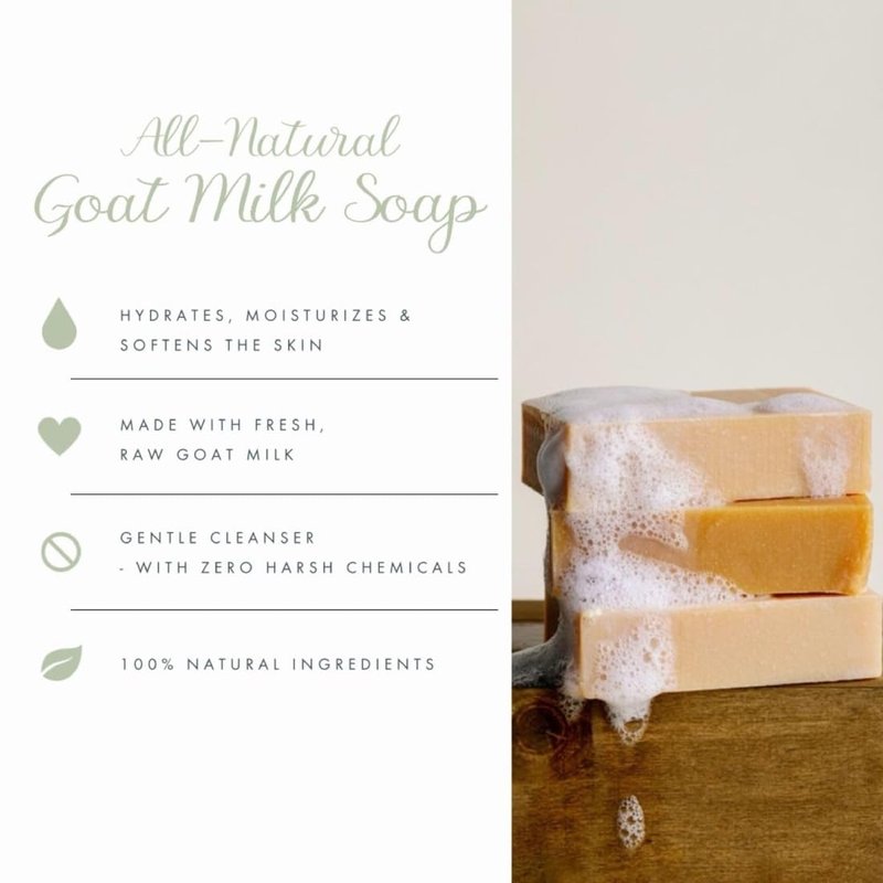 Bend Soap Company Tea Tree Goat Milk Soap 4 Pack, Handmade Natural Bar Soap with Tea Tree Essential Oil, Body, Hand & Shower Soap, 4.5 oz Bars, 18 oz Total