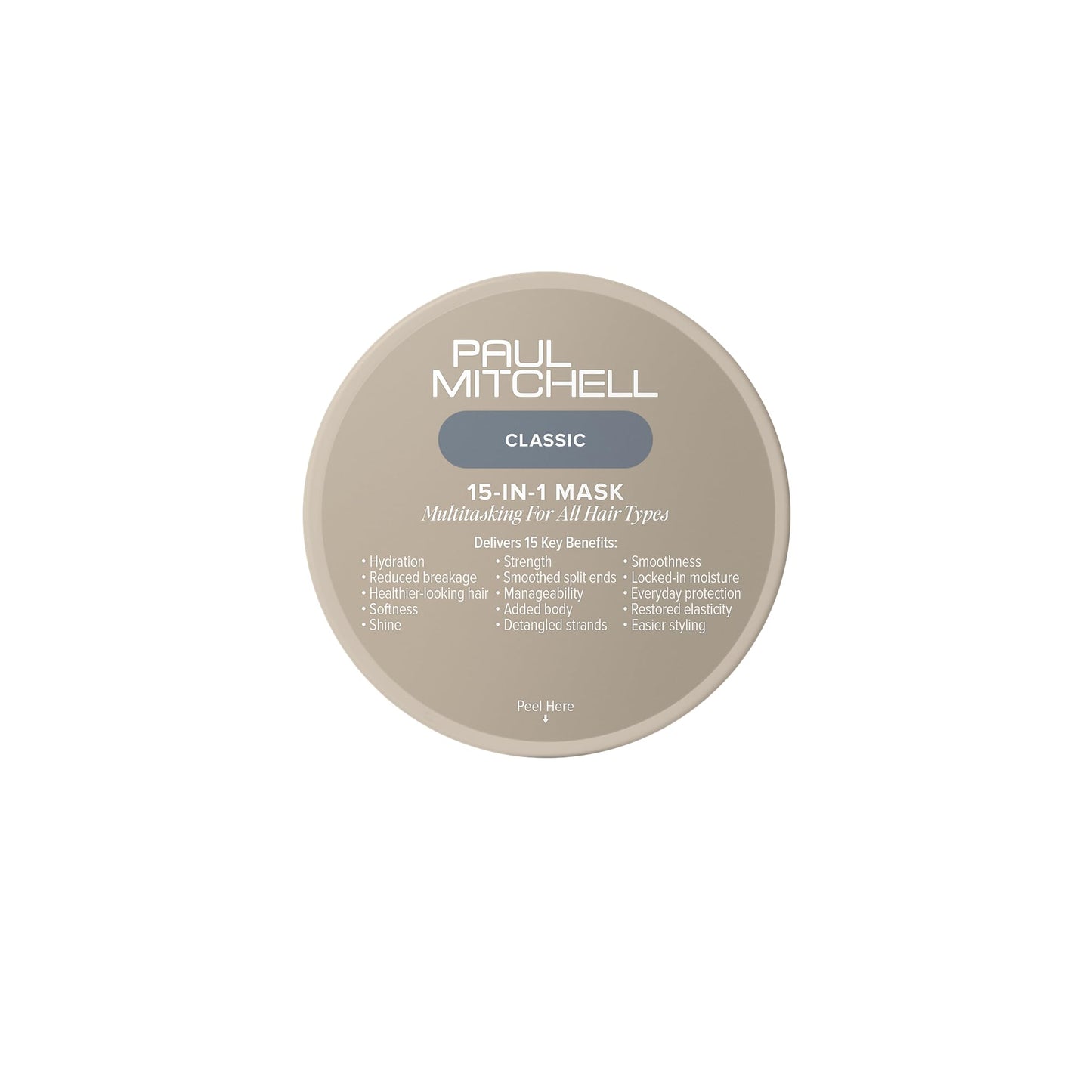 Paul Mitchell 15-In-1 Mask, Multitasking Hair Mask For All Hair Types, 2 oz