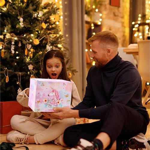 Hair Accessories Kits for Girls, Hair Set for Girls Including Gift Box/Hair Clips/Hair Barrettes/Hair Ties/Hair Bows, Little Girls Teen Girl Birthday Gifts Age 4-15 (Crystal with Case)