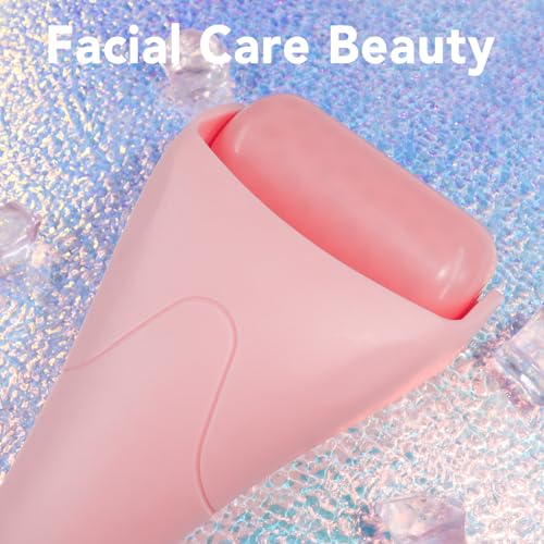 huefull Ice Roller for Face Women, Skin Care Set & Ice Face Roller£¬Self Care Gifts for Women,Reduces Puffiness and Wrinkle, Facial Massager Tool & Spa Pink Gifts
