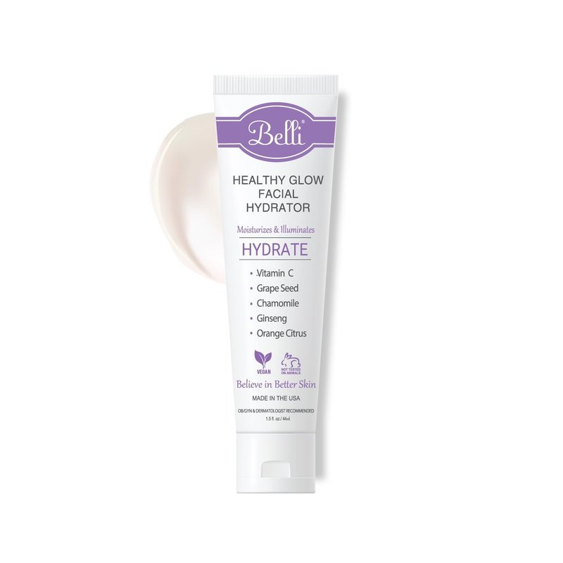 Belli Skincare Healthy Glow Facial Hydrator | Vitamin C Moisturizer for Oily, Dry & Sensitive Skin - Pregnancy Safe, 1.5 Fl Oz