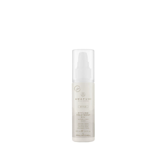 Awapuhi Wild Ginger by Paul Mitchell Styling Treatment Oil, Dry-Touch, Leave-In Formula, For All Hair Types, 3.4 fl. oz.