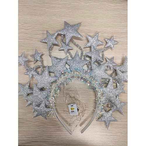 Light Up Stars Headbands Sparkly Led Nightclub Hair Band Rave Party Costume Hair Accessories for Women