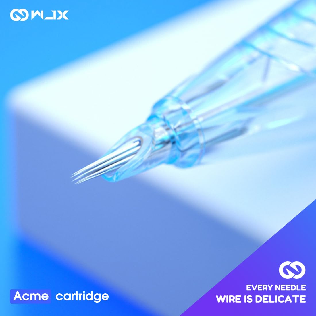 WJX Tattoo Cartridges 20Pcs Disposable Needles Round Liner 1005RL