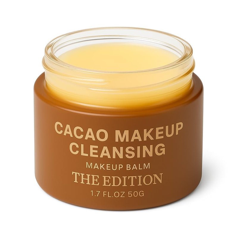Cacao Makeup Balm - Gentle Face Cleanser & Makeup Remover for Waterproof Makeup | Hydrating Skincare, 50g