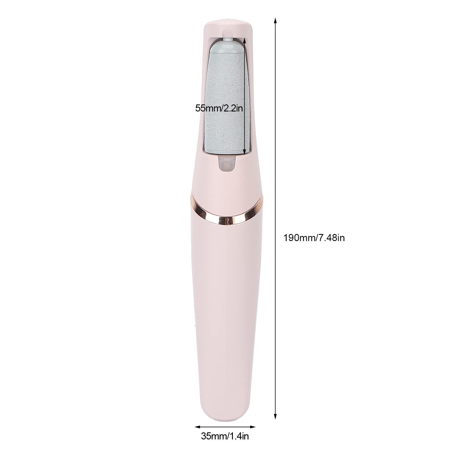 Asixxsix Foot Callus Remover, Rechargeable Electric Foot Callus Remover, Portable Foot Scrubber Professional Pedicure Tools, Foot File Pedicure Kits for Dead, Hard Cracked Dry Skin Gift