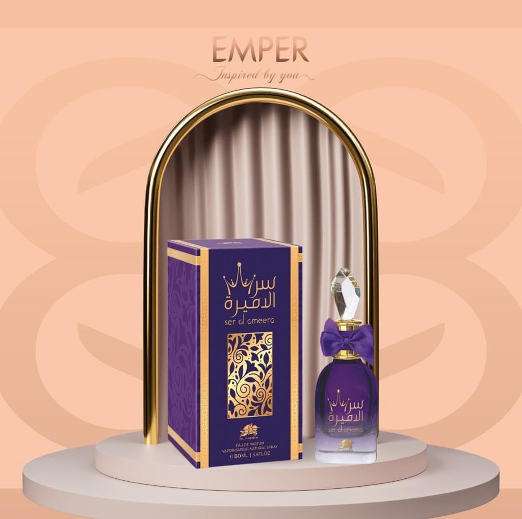 Al Fares Emper Women's Perfume - Ser Al Ameera Eau de Parfum Spray | 80 ml (2.7 Fl. Oz.)
