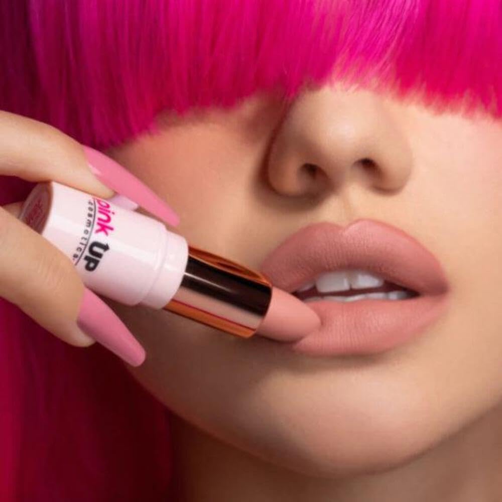 Pink Up | Lipstick | Long-lasting bold color with matte finish | Soft, creamy texture that won’t dry lips | Lipstick | Lip makeup | Full coverage comfort | Beauty | Model PKLP05