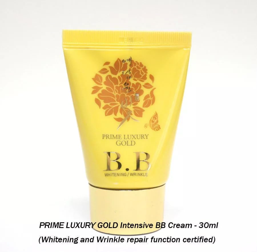 Luxury Gold Women’s Facial Skin Care Set - Nourishing & Moisturizing 4-Piece Korean Cosmetic