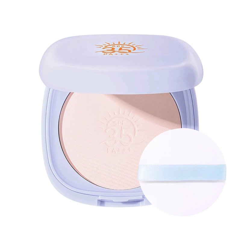 Sunscreen Setting Powder & Powder Foundation | SPF 35 PA+++ 4-in-1 Mineral Pressed Powder with Concealer | Oil Control, Matte Finish, Long-Lasting, Buildable Coverage, Weightless & Anti-Dullness