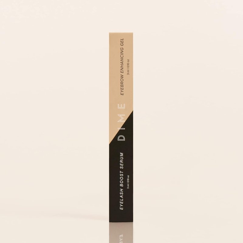 DIME Beauty Eyelash Growth Serum & Eyebrow Gel Duo - Travel-Sized Peptide Formula for Fuller Lashes & Brows | 3 ml Each