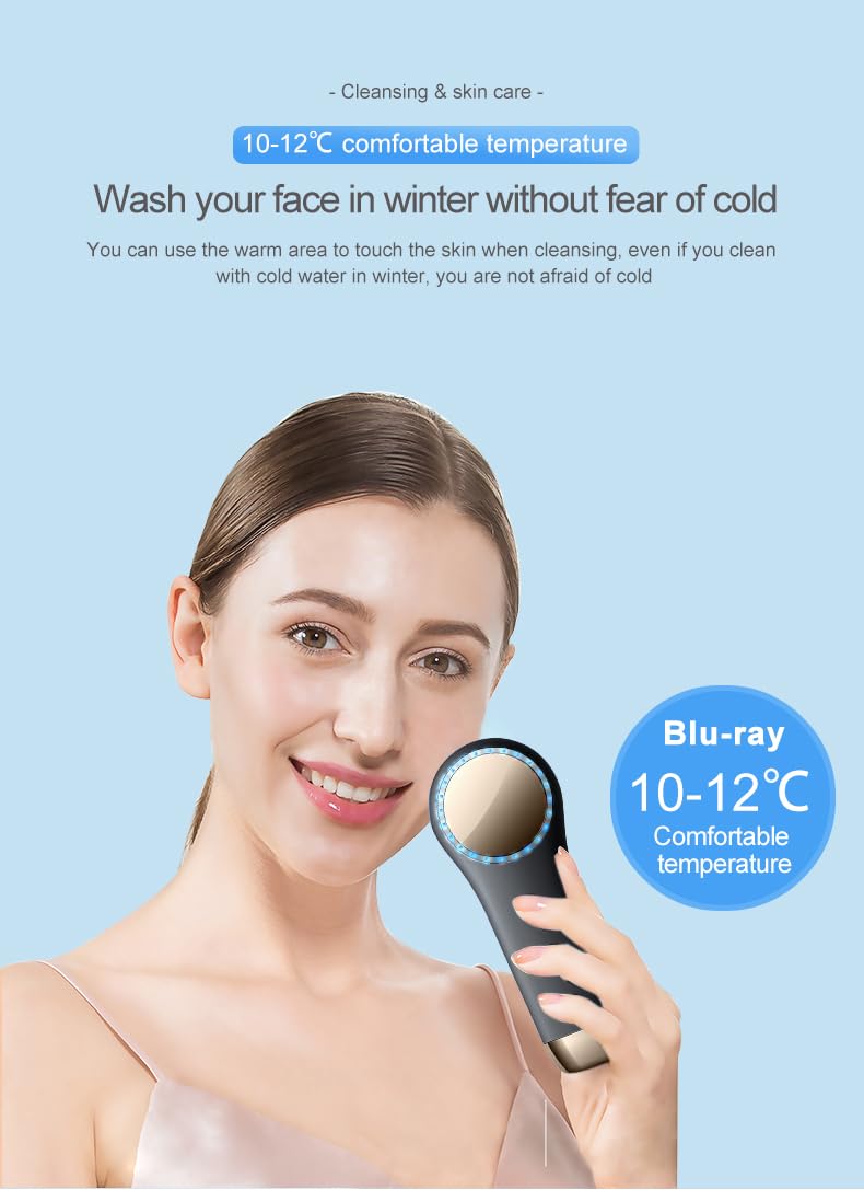 Rechargeable Silicone Electric Face Scrubber – Vibrating Facial Cleansing Brush for Deep Cleansing & Exfoliation, Waterproof, Gentle on Skin, for Men & Women
