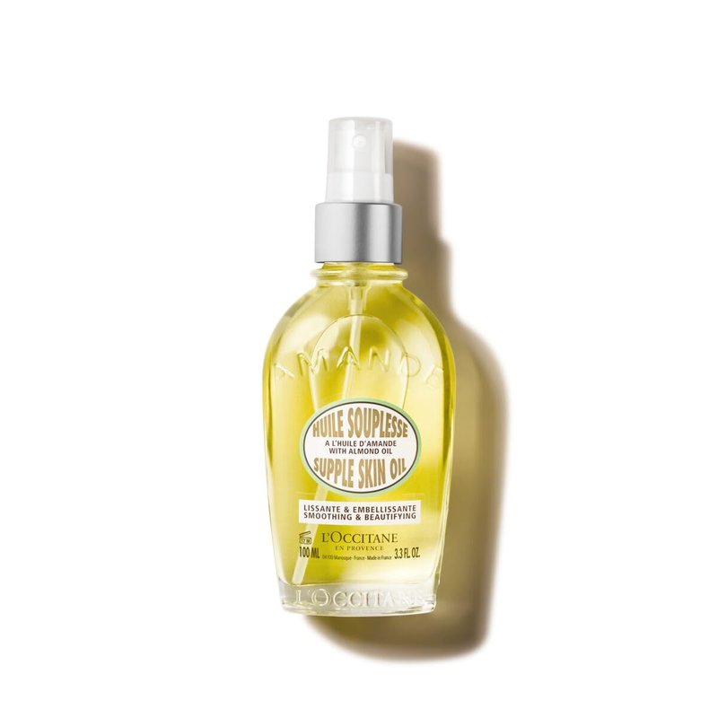 L'OCCITANE Almond Body Oil - Nourishing Moisturizer for Soft, Hydrated Skin | Lightweight & Fast-Absorbing Formula