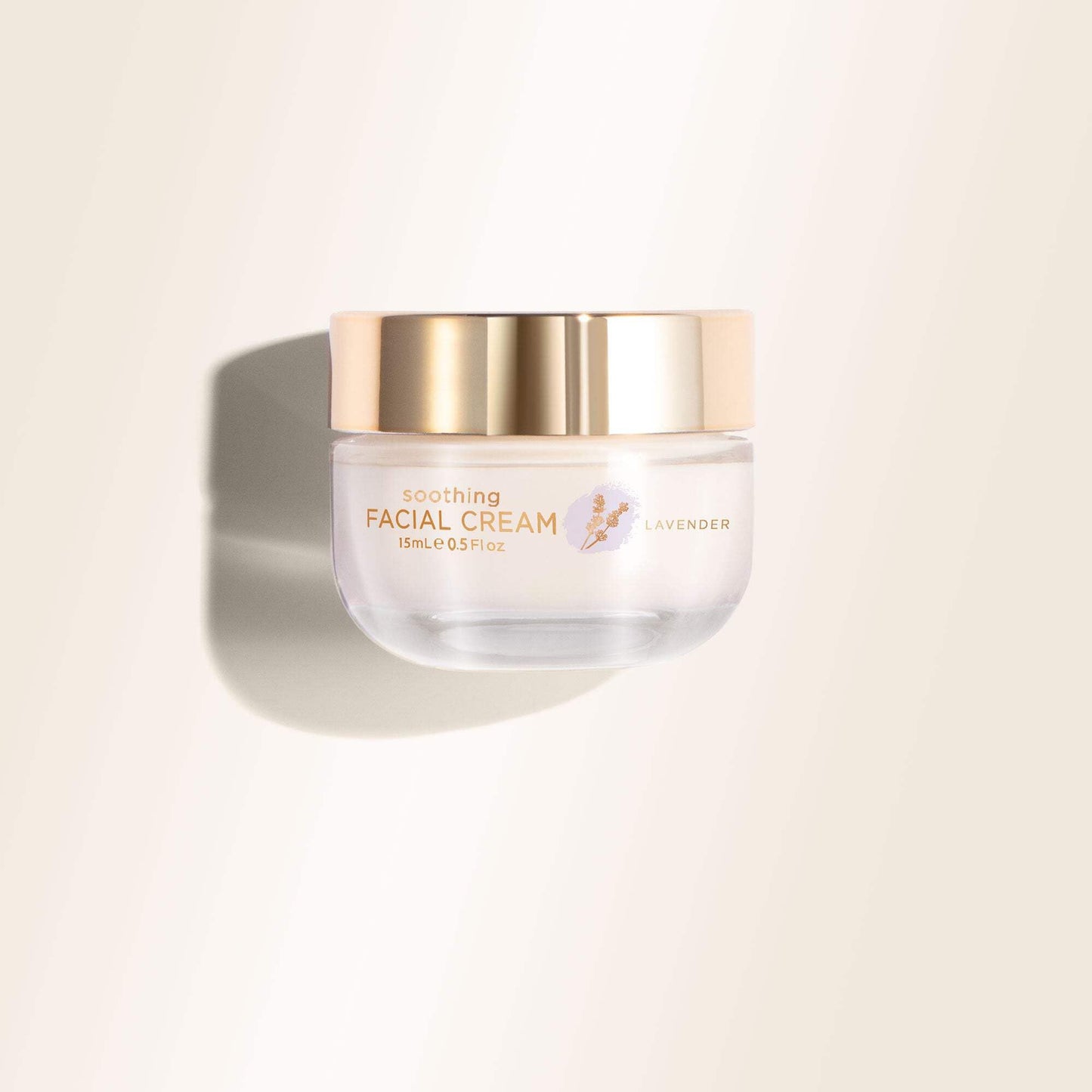 Fleurissent Soothing Facial Cream with Lavender – Long-Lasting Hydration, 6-Flower Fusion, Antioxidant-Rich Botanicals, Supports Smooth & Healthy-Looking Skin, Nourishing & Moisturizing, 0.5FLOZ(15ML)