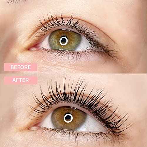 ICONSIGN Lash Lift Kit, Professional Salon Semi-Permanent Curling Eyelash Perm Kit with Lash Shields, Eye Gel Pads and Brushes