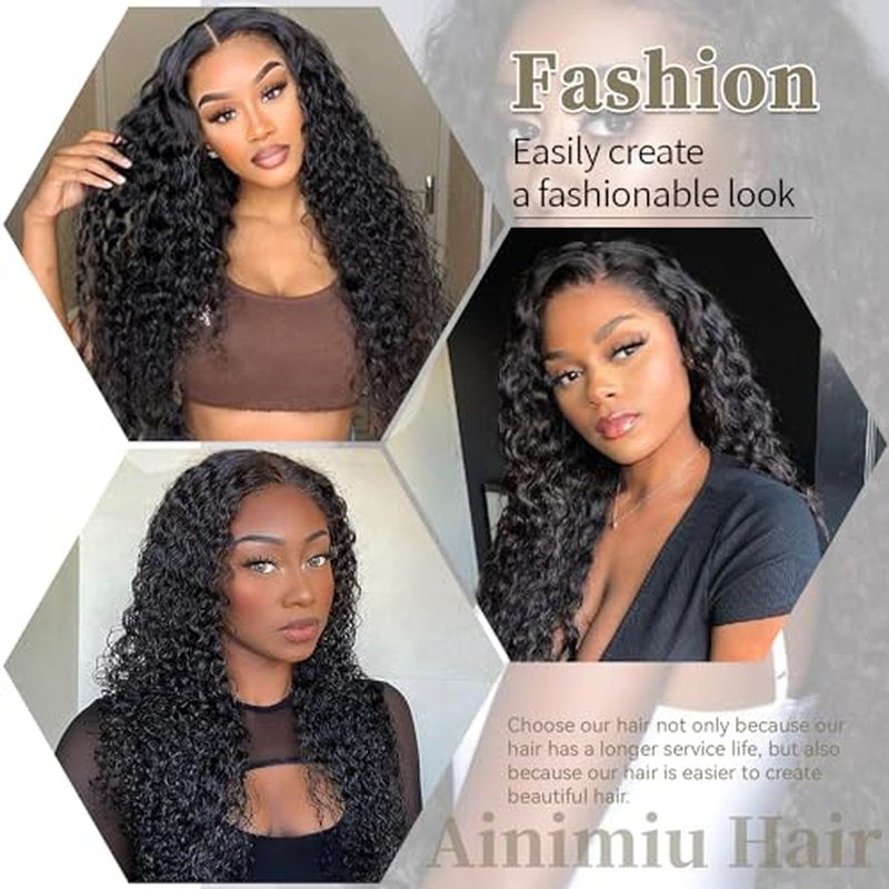 Curly Wave Human Hair 4 Bundles Brazilian Raw Virgin Hair Weave Bundles Jerry Curly Wet And Wavy 12A Grade Unprocessed Human Hair Extensions Natural Black 12 14 16 18 inch 100g/pc