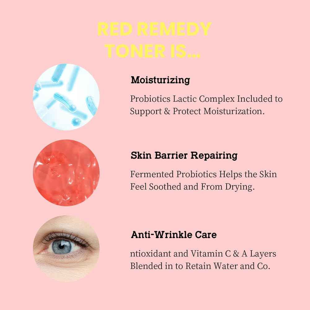 TOVEGAN Color Food Series Red Remedy Toner 5.07 fl.oz