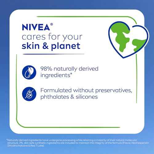 NIVEA Shimmer Lip Care, Shimmery Lip Balm Pack with Shea Butter, Nourishing Oils and Vitamin C & E, 3-in-1 Moisture, Repair and Shimmer, 0.17 Oz Stick, Pack of 4