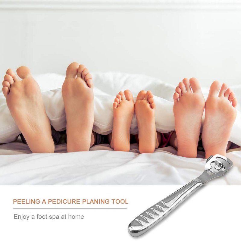 Codream Pedicure Callus Shaver Foot File Care Hard Skin Remover Callus Shaver Sets with Case, Foot File Heads & 10 Replacement Blade
