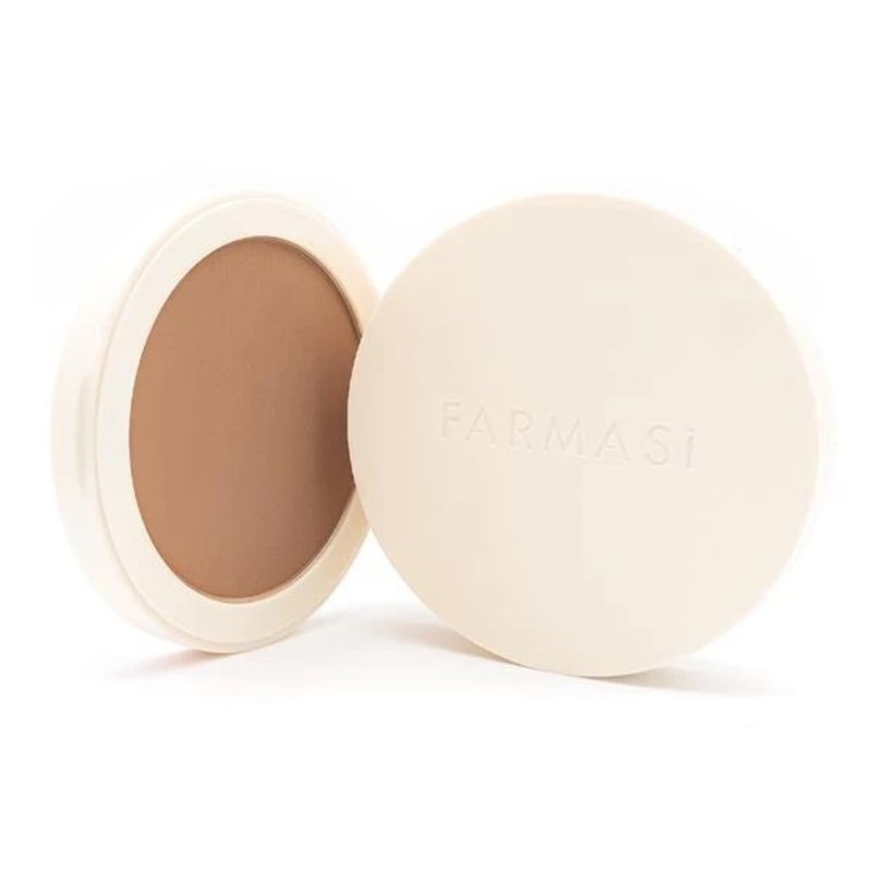 FARMASi Powder Bronzer Blush Skin Makeup, Highly Pigmented, Cushiony Formula with Nourishing Vegetable Squalene and Smooth-Satin Finish, Refreshing Moisture Boost 0.4 fl oz (12 g), Miami