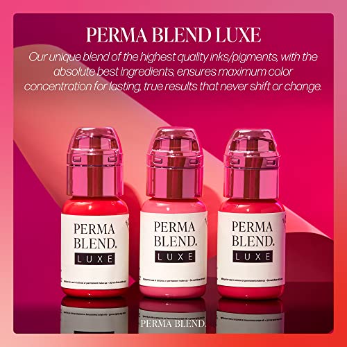Perma Blend Luxe - Orange Peel - Vegan Lip Tattoo Ink - Orange Microblading Pigment - Warm Hue for Lip Blush & Permanent Makeup - Cruelty-Free (0.5 oz)