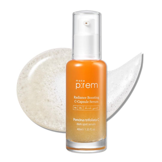 [Make p:rem] Poncirus trifoliata C Dark spot serum | Skin clearing serum | Uneven Skin Tone Treatment | Vitamin serum C face | 40ml, 1.35 fl.oz. | Make P:REM
