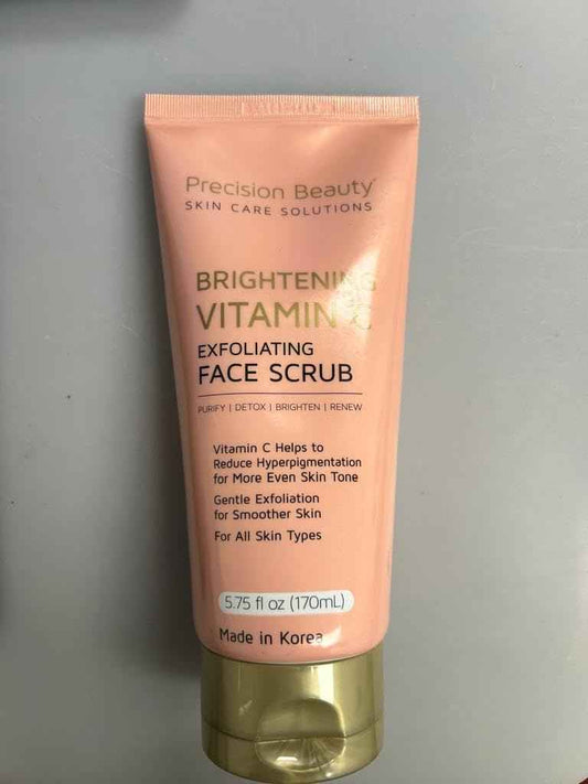 Brightening Vitamin C, Exfoliating Face Scrub, Purify, Detox, Brighten, Renew